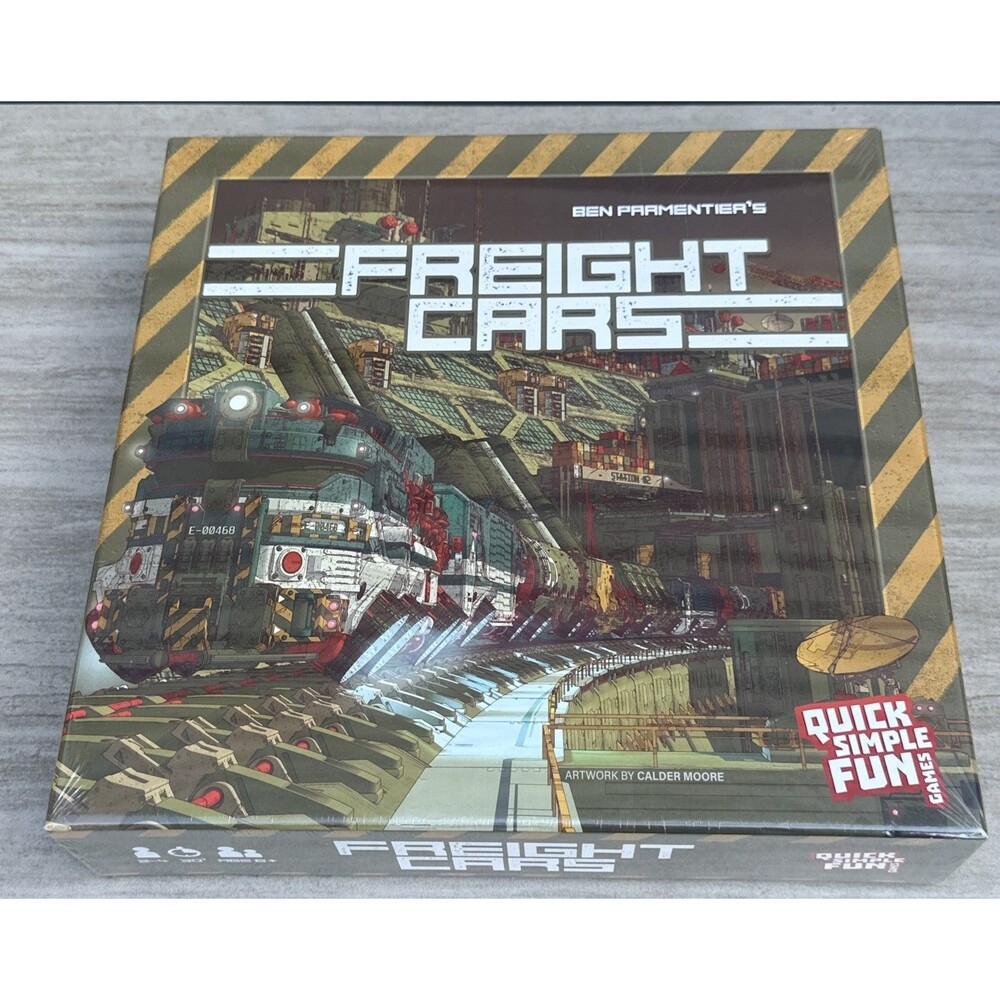 Ben Paramentier’s Freight Cars Board Game New Sealed 2-4 Players Ages 8+